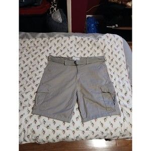 Paper Denim & Cloth Men's Grey Cargo Shorts w/Belt. Size 44